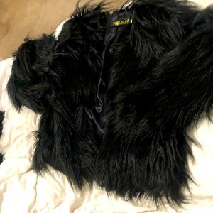Faux fur jacket